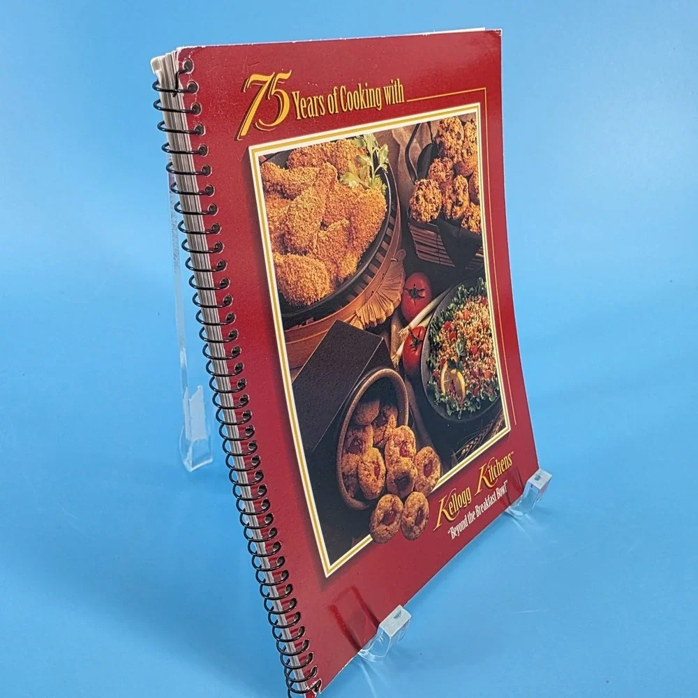 75 Years of‎ Cooking with Kellogg Kitchens 1998 Spiral-Bound Cookbook